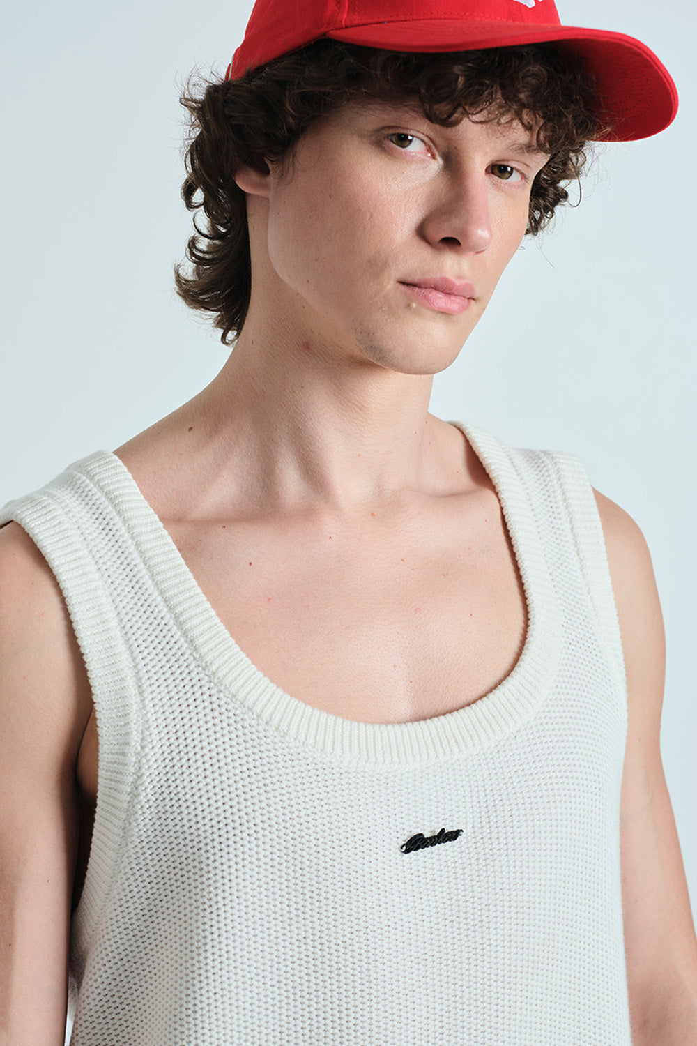 White Knit Tank
