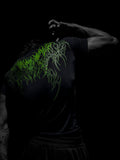 Green Fury Compression Tshirt Half Sleeve