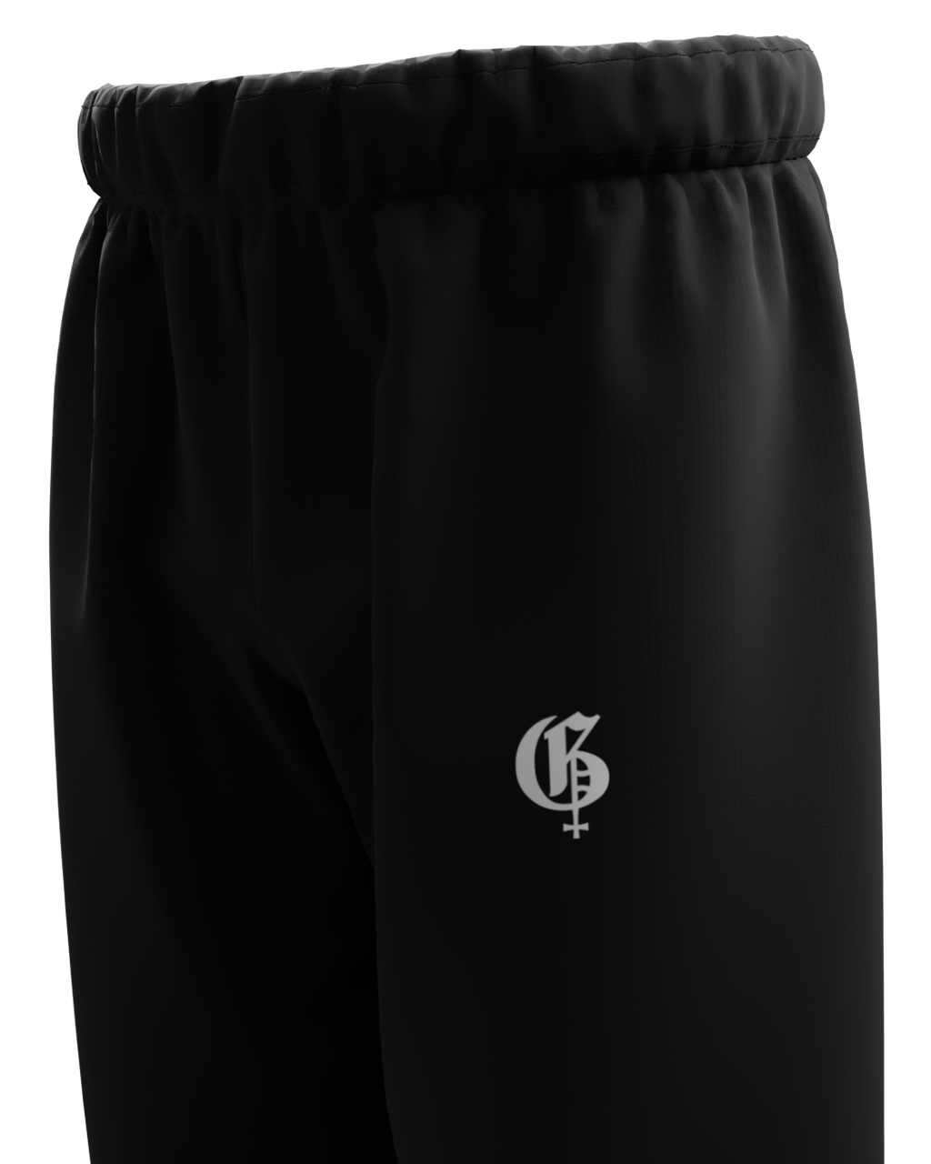 Basic Black Genrage Baggy Pants